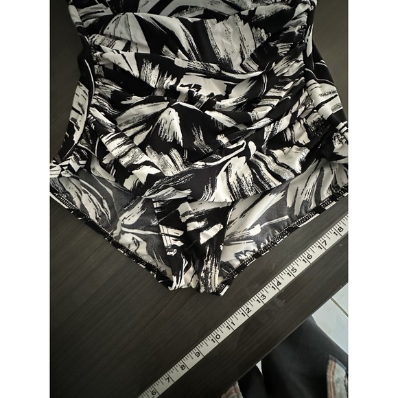 Miraclesuit Silver Show Arianna One Piece Swimsuit Black Sz 12 Vacation Beachy - Picture 4 of 6